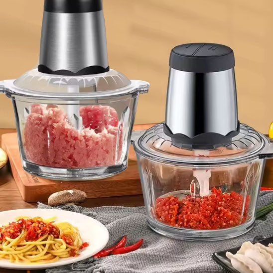 Hachoir a viande -électrique bol en verre