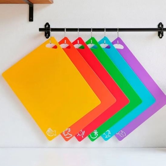 Planche à découper- code couleur