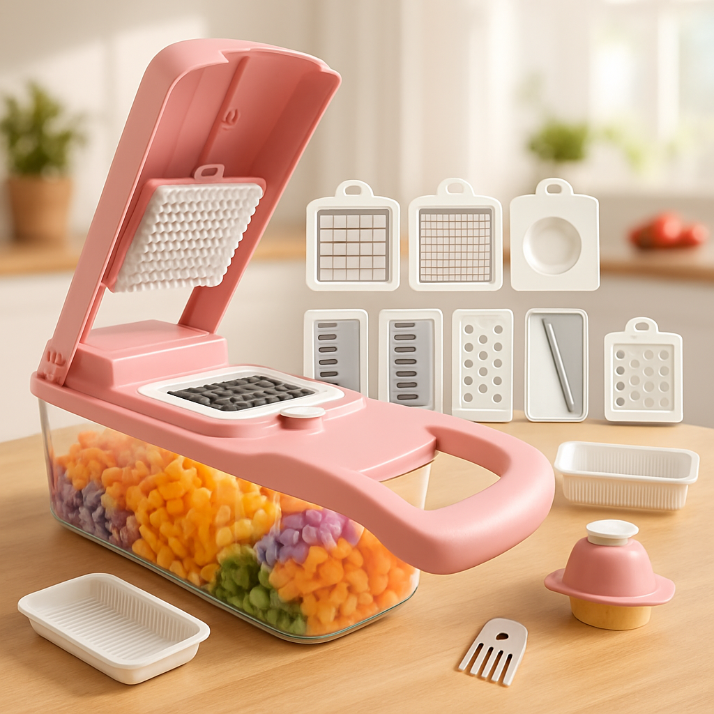 Mandoline cuisine - avec bac de récupération