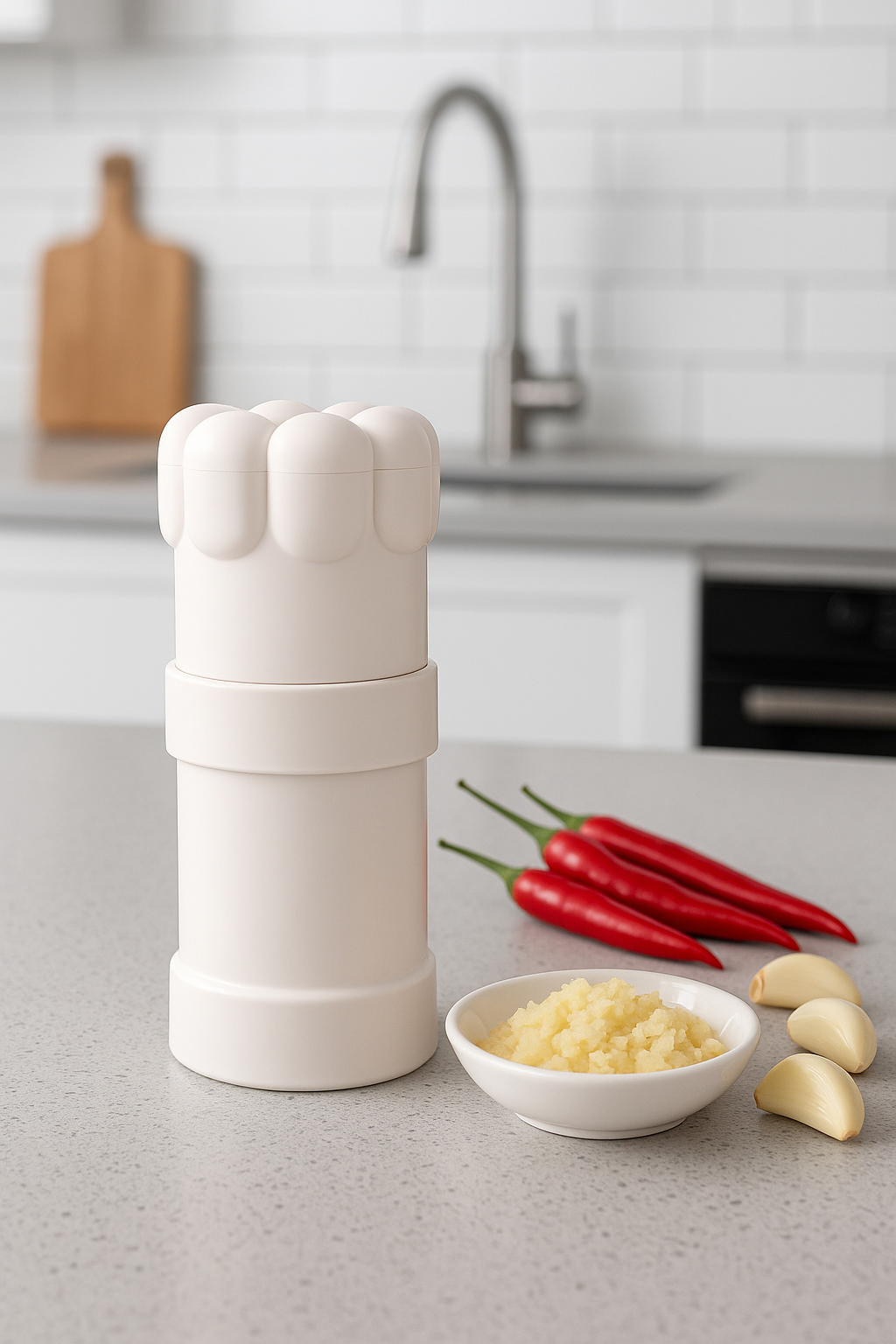 Mini presse ail manuelle multifonction rotative | Culinary