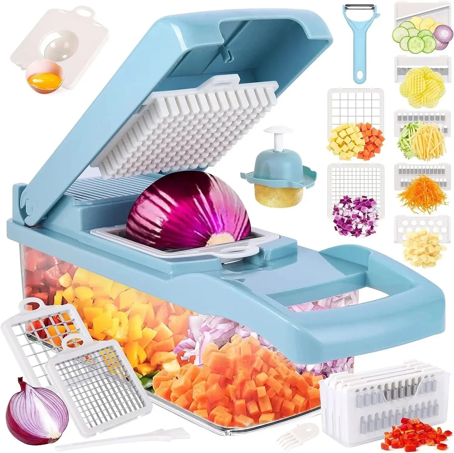 Mandoline cuisine - avec bac de récupération