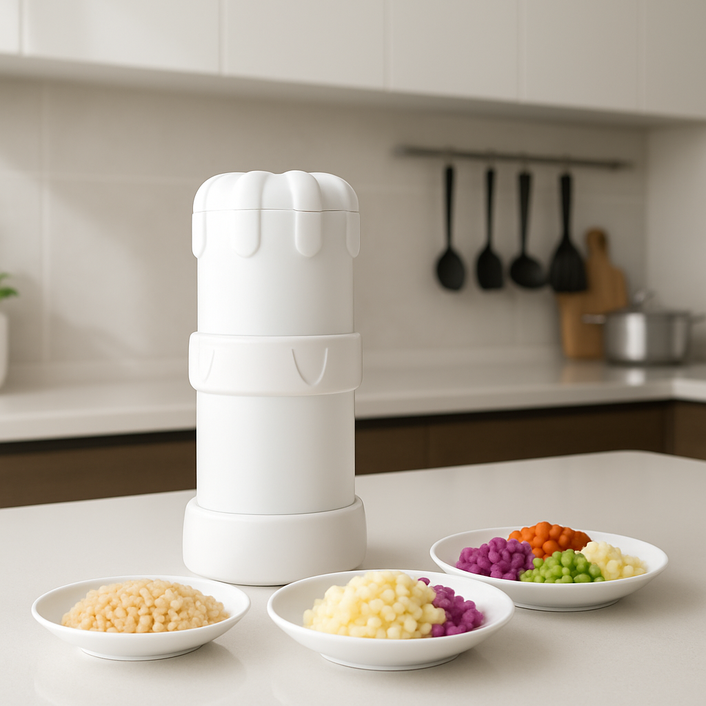 Mini presse ail manuelle multifonction rotative | Culinary